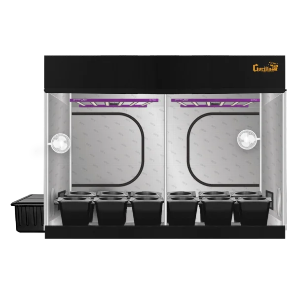 5′x9′ Hydroponic Grow Tent System – Now With Kind LED X750! - Image 2