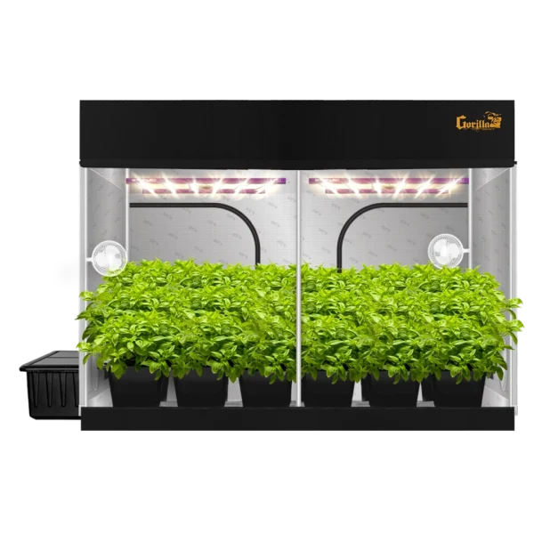 5′x9′ Hydroponic Grow Tent System – Now With Kind LED X750!