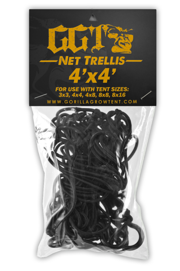Gorilla Grow Tent Accessories 4'x4' Net Trellis