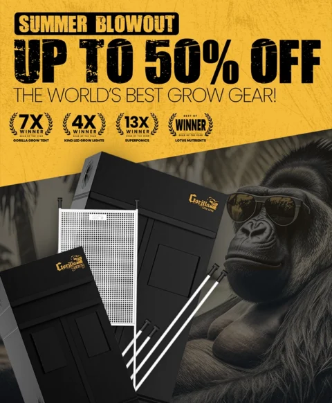 Gorilla Grow Tent Summer Blowout Sale