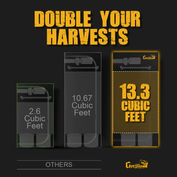 The All New Gorilla Grow Tent 2' x 2' 6'' x 6' 6'' - Image 5